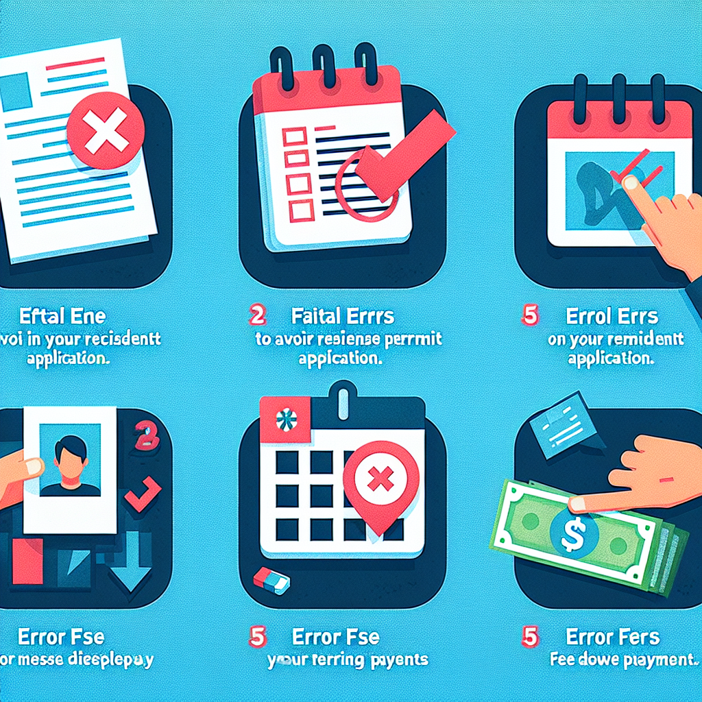 5 Erreurs Fatales à Éviter sur Votre Demande de Titre de Séjour