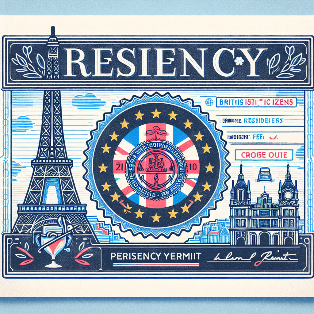 Titre de Séjour pour Britanniques en France Après le Brexit